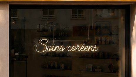 La vitrine des soins coréens